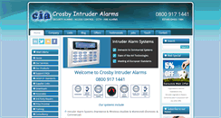 Desktop Screenshot of crosbyintruder.co.uk